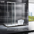 Design moderne simple cabine coulissante carrée douche / cabine de douche